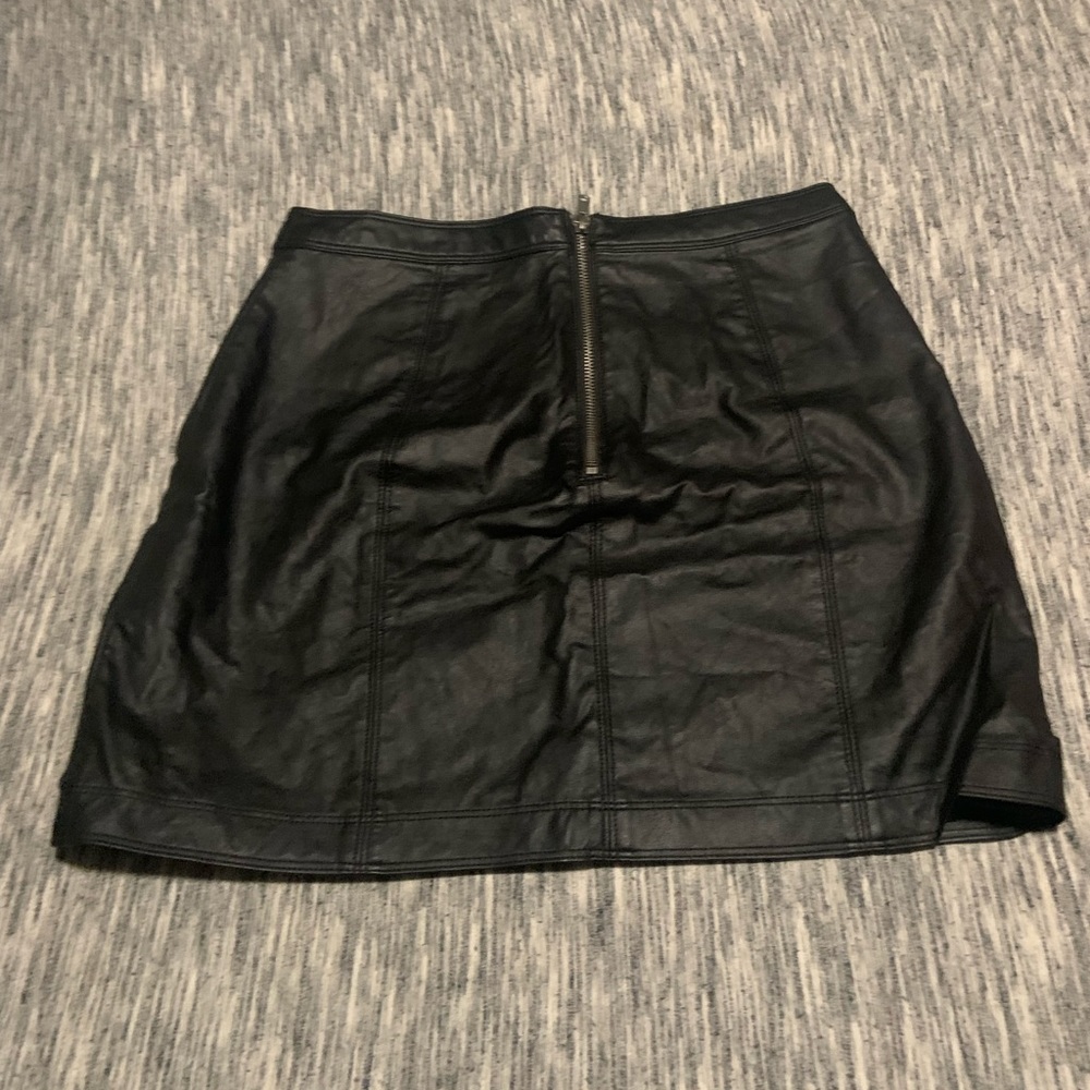 Abercrombie & Fitch Medium Pleather Skirt